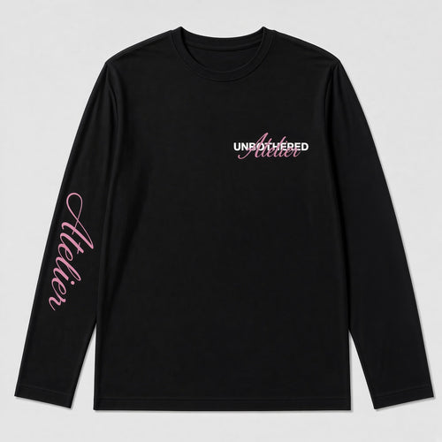 SS26 - LONGSLEEVE FROZEN ZWART/BLAUW