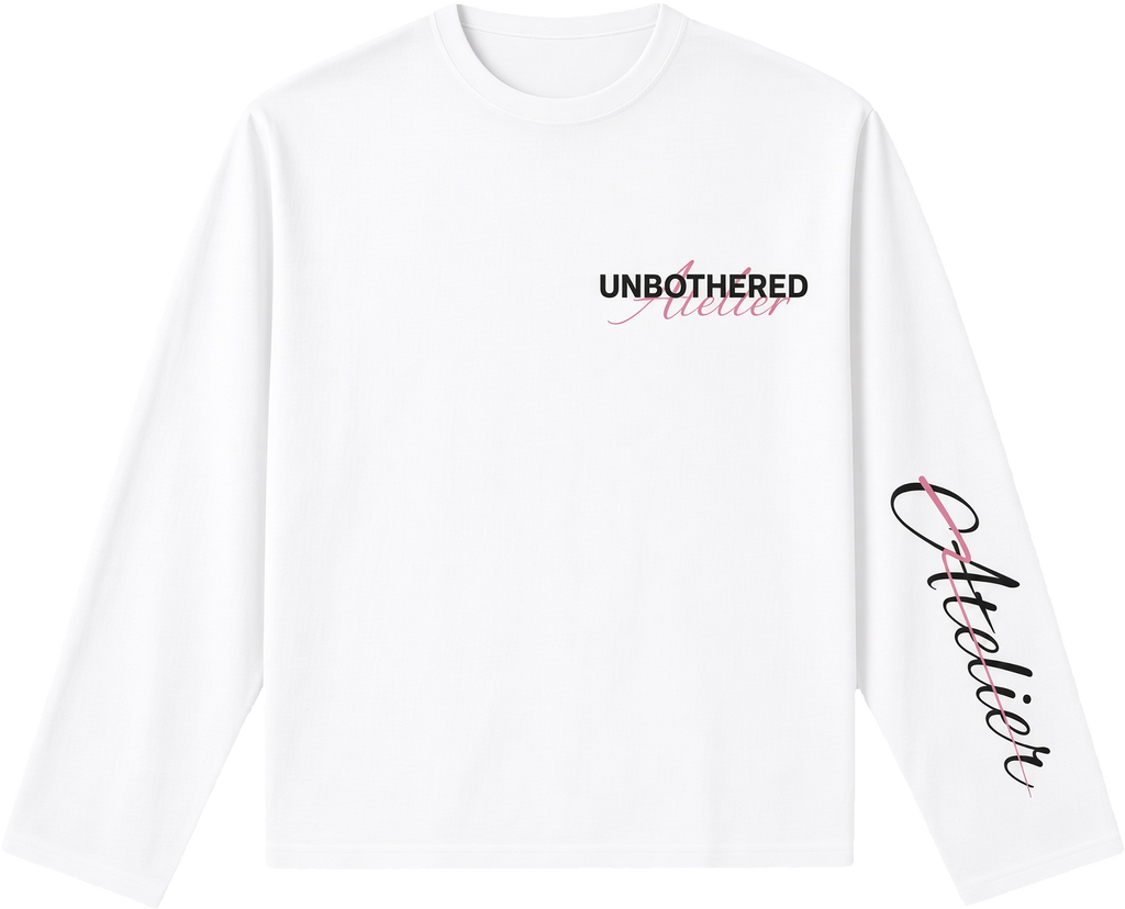 SS26 - LONGSLEEVE WIT/ROZE